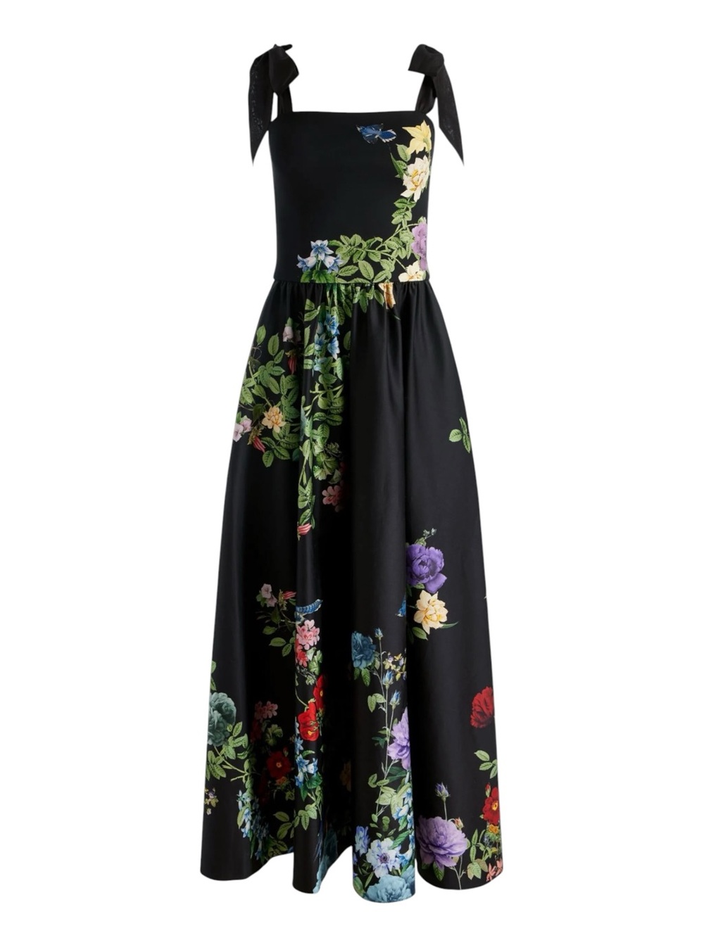 NWT Alice + Olivia Oriana Drop Waist Venus Floral Dress Size 2